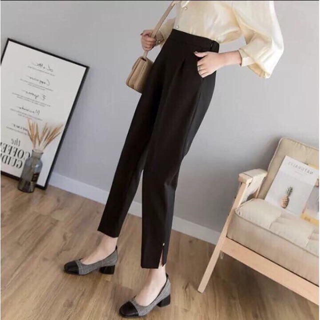 Quần Baggy Xẻ Gấu Siêu Đẹp