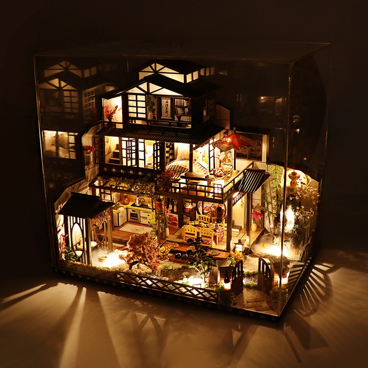 Mô hình nhà DIY Doll House Japanese The Ancient Capital Under Moonlight