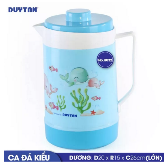 Ca đá kiểu lớn Nhựa Duy Tân 3 lít No.H032 (20 x 15 x 26 cm)