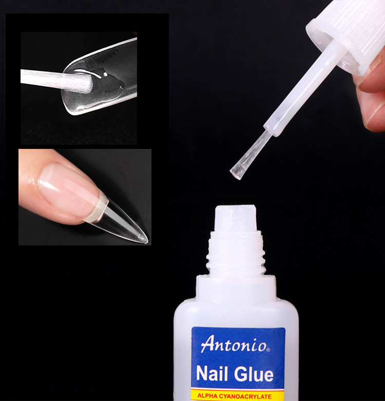 Đa chức năng Keo dán móng tay Đồ trang sức móng tay Dính mũi khoan Keo dán móng tay giả Keo dán móng tay lâu dài10g