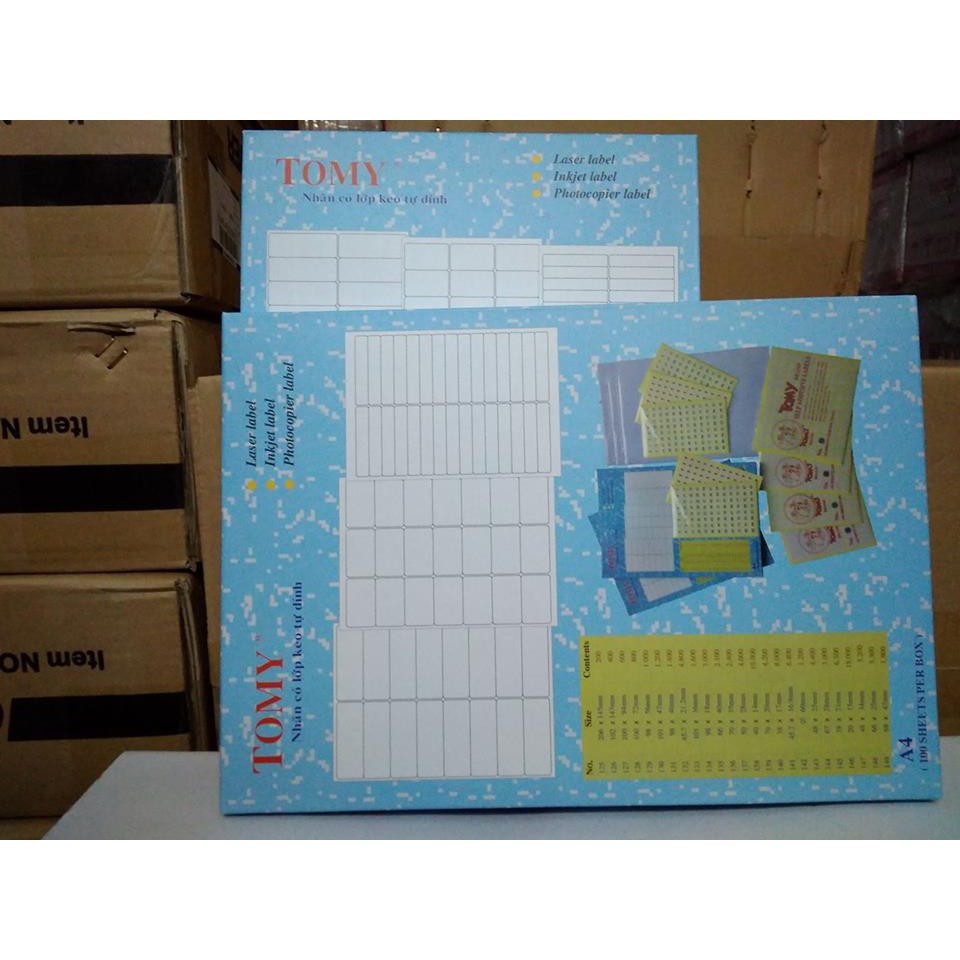 [HCM]Decal Tomy A4 đủ mã từ 125-145