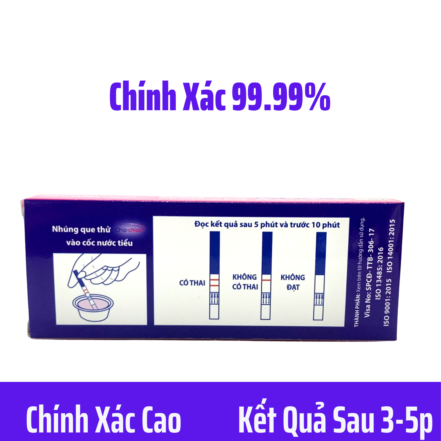 Que Thử Thai Chính Xác Cao Chip-Chips