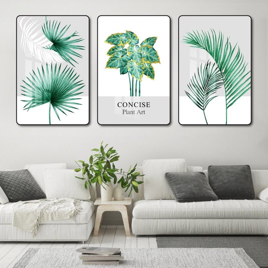 [Frame] Set 3 painting hanging wall Nordic art 3D modern mirror coated ball bo lacing high grade-painting wood coated mirror ball unframed large size girdle decoration decor living room bedroom kitchen super beautiful-gift with studs