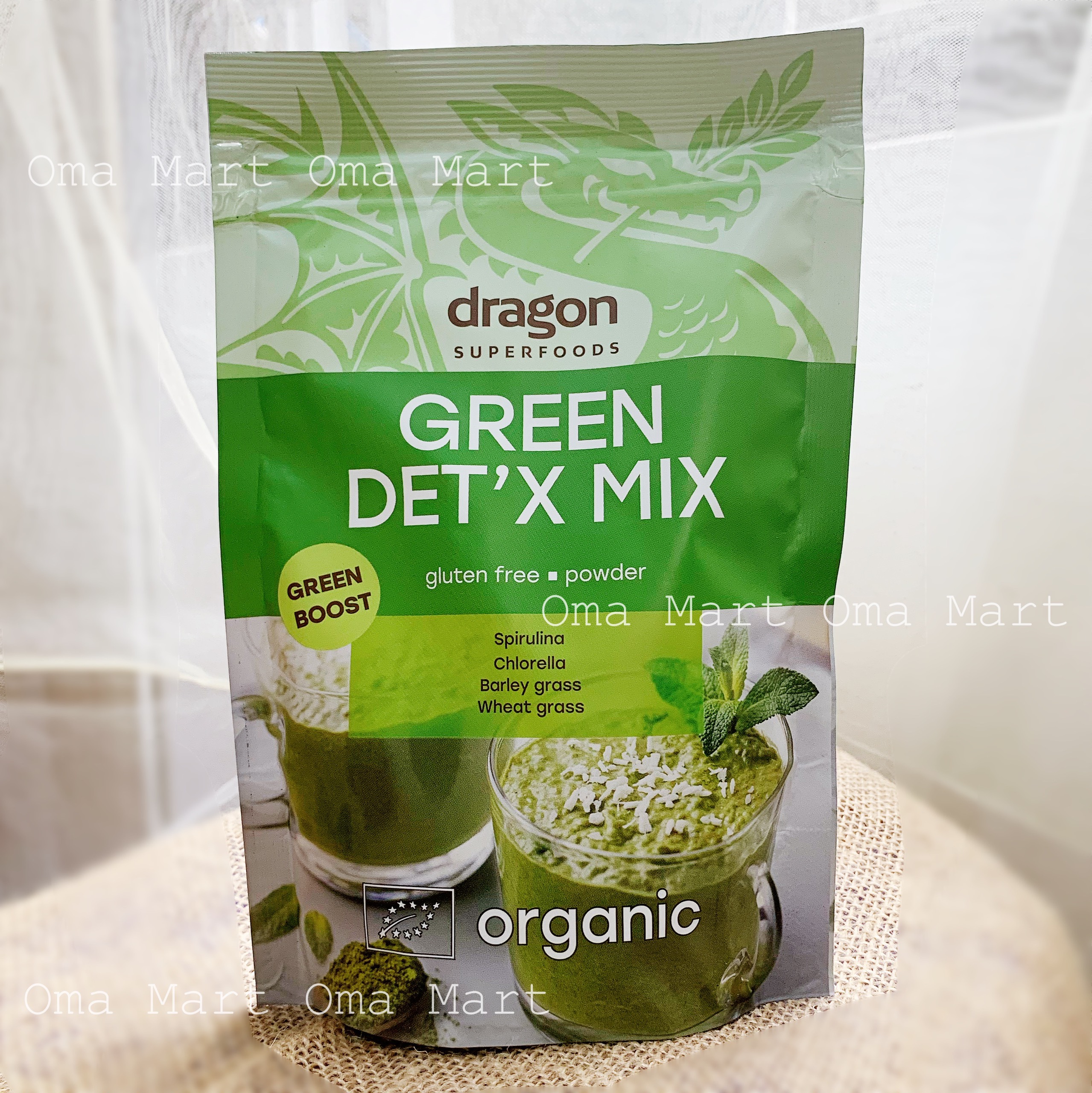 Bột hỗn hợp xanh (Green Det'x Mix) Dragon 200g