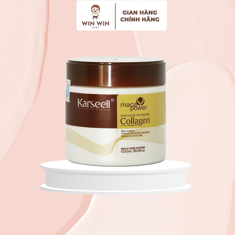 Kem hấp tóc karseell, ủ tóc collagen, kem ủ tóc collagen karseell 500ml
