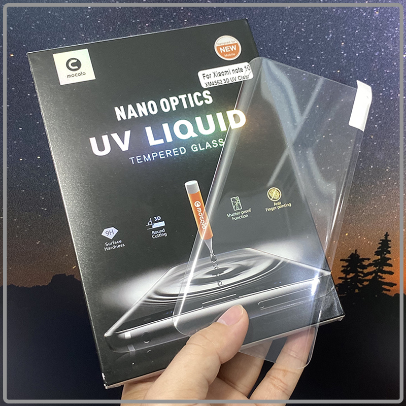 Cường lực UV Mocolo cho Xiaomi Mi Note 10 - Note 10 Pro - Note 10 Lite - Mi CC9 Pro, che camera