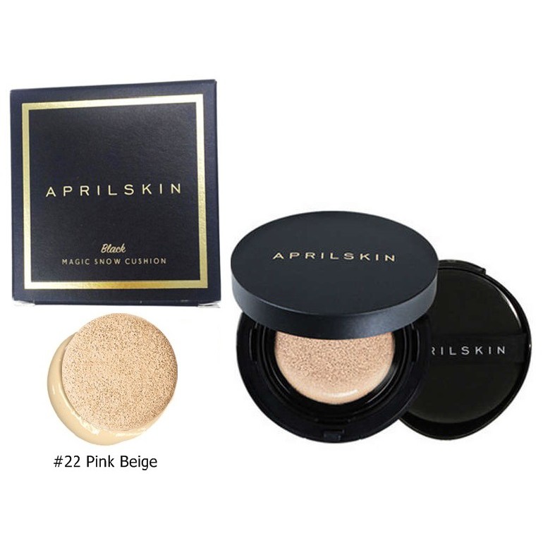 Phấn Nước April Skin Black Magic Snow Cushion Galaxy Edition (15g)