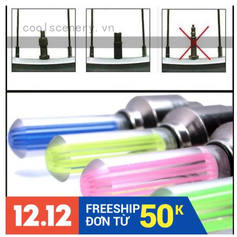 [HCM]Set 2 van phát sáng đèn LED gắn xe đạp