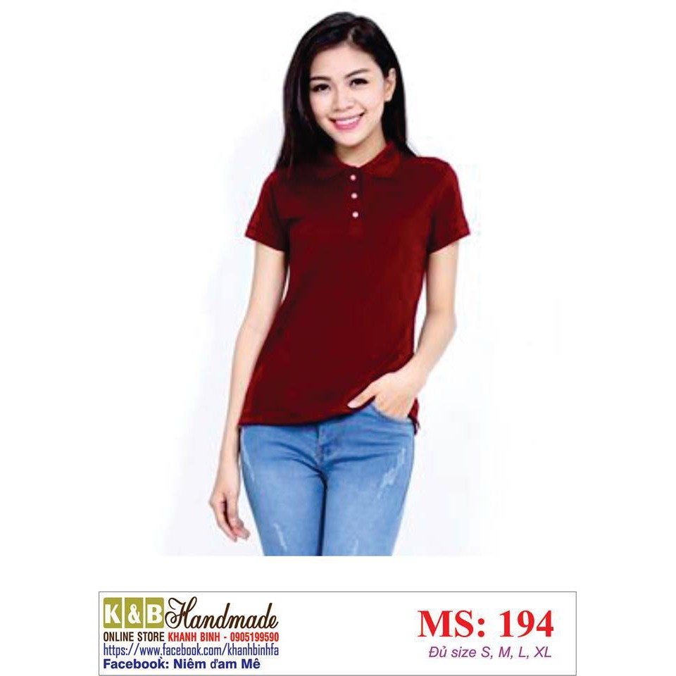 Rập giấy áo thun có cổ nữ mã 194