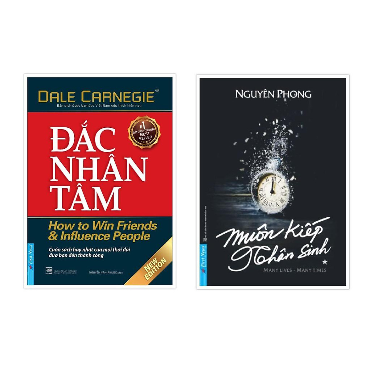Sách - combo đắc nhân tâm + muôn kiếp nhân sinh tập 1