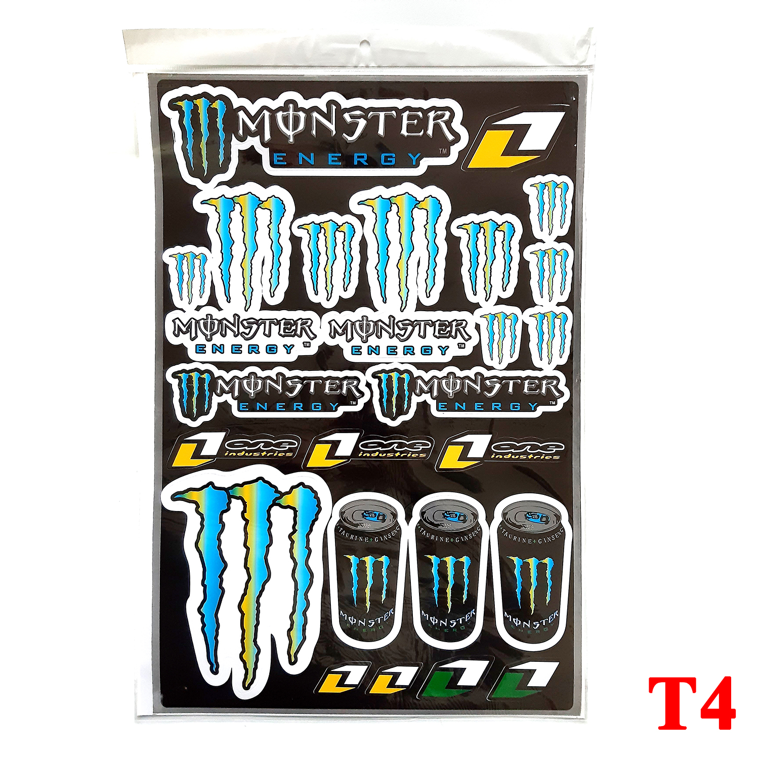 Decal dán xe hình MONSTER - Mẫu T4