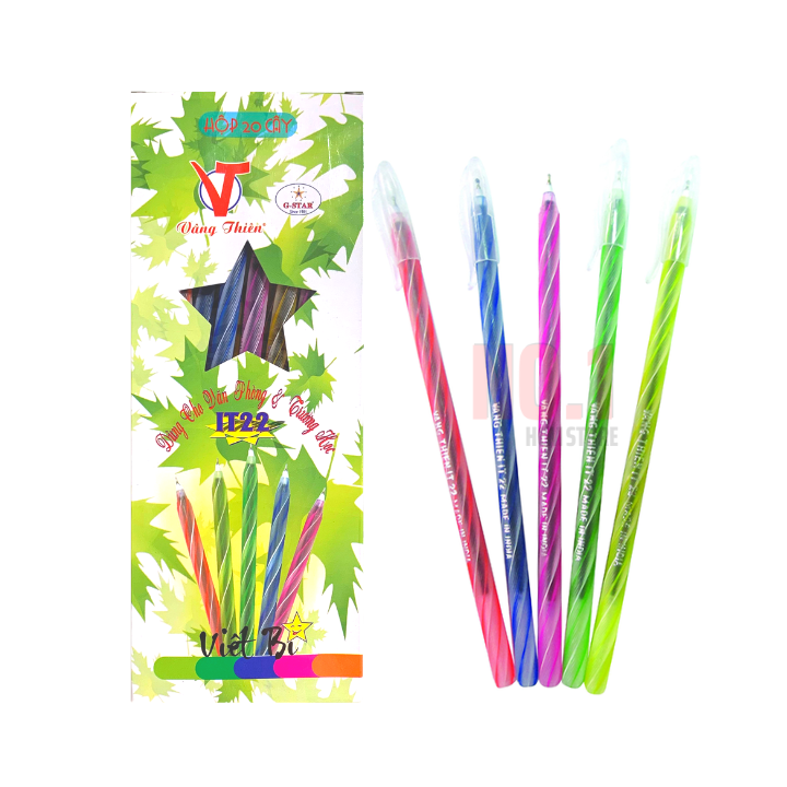 Hộp 20 cây viết nến gstar it22 0.5mm mực xanh