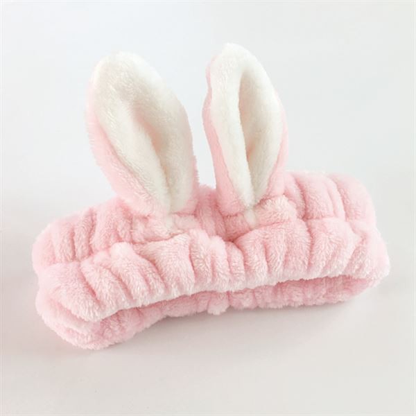 Bờm tóc rửa mặt tai thỏ, Băng đô rửa mặt cute