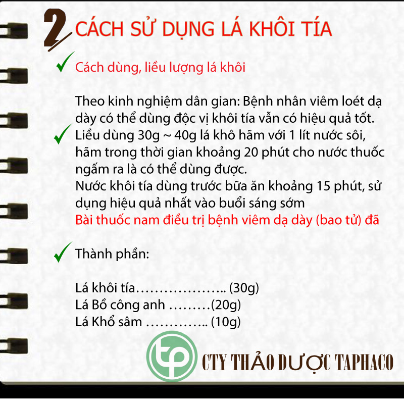 [Hàng mới về] Lá khôi tía khô túi lớn loại 500gram - Thảo Dược Tấn Phát - Hỗ trợ tốt cho sức khoẻ dạ dày