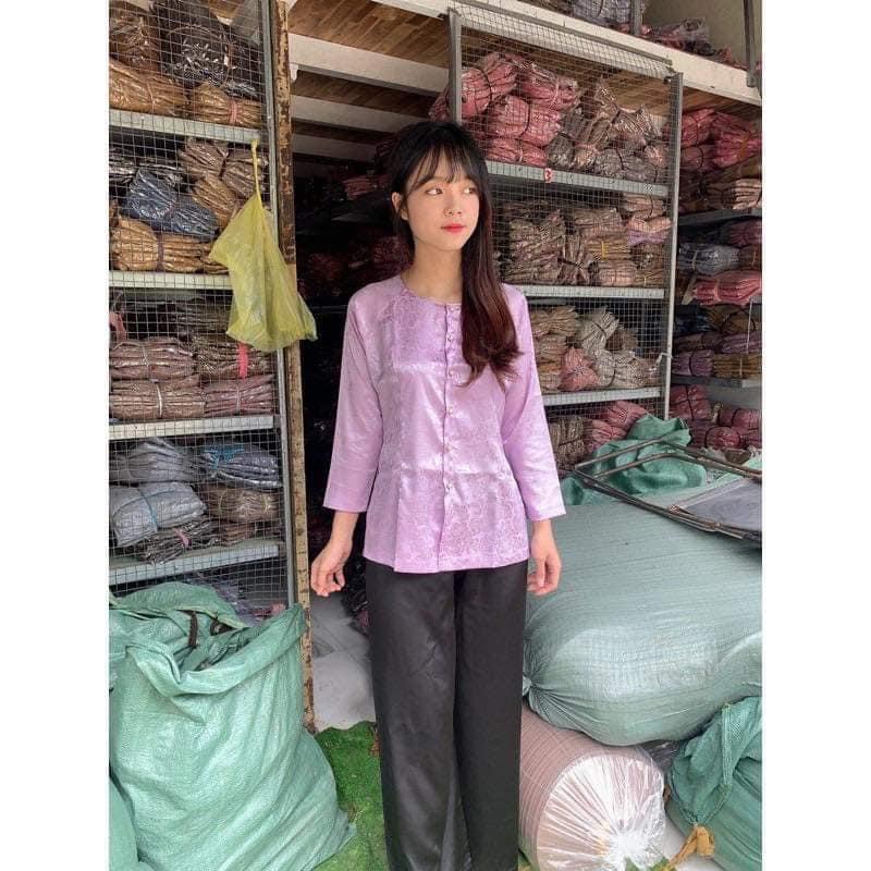BỘ BÀ BA CƯNG XỈU CHO MẸ VÀ BÉ QUẦN TRẮNG