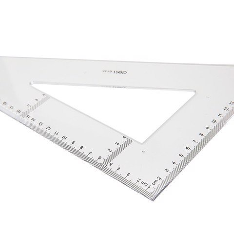Bộ thước Eke, đo độ Deli 6435 - 33cm - Thước kẻ