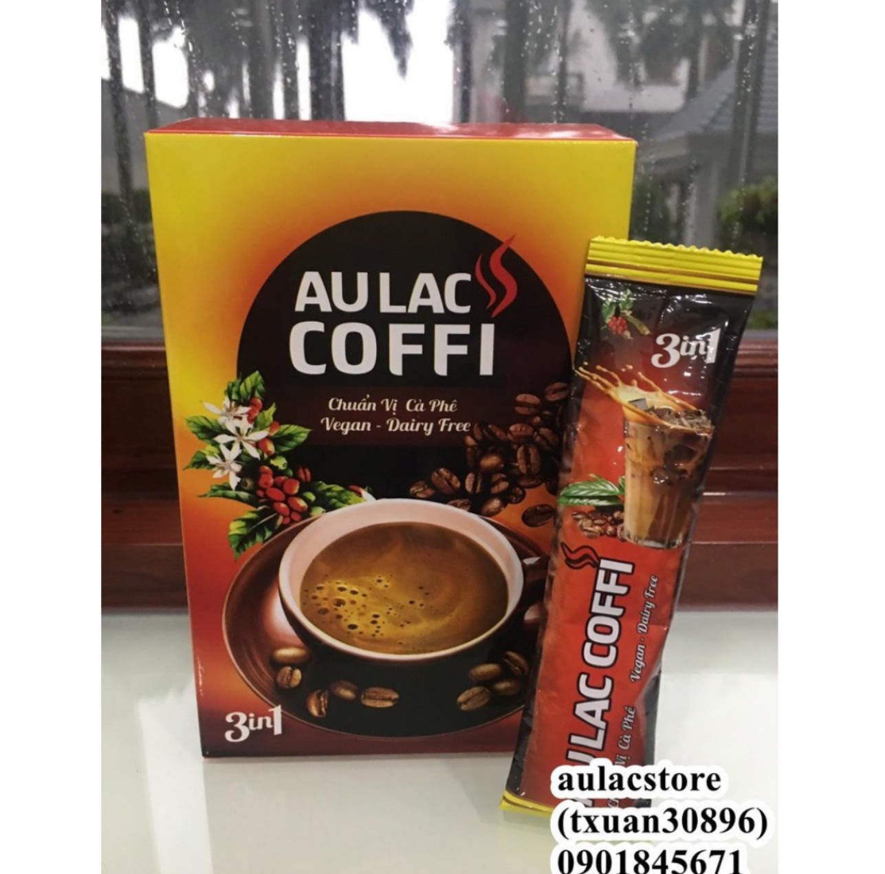 CÀ PHÊ HÒA TAN ÂU LẠC - AULAC COFFI VEGAN (BOX)