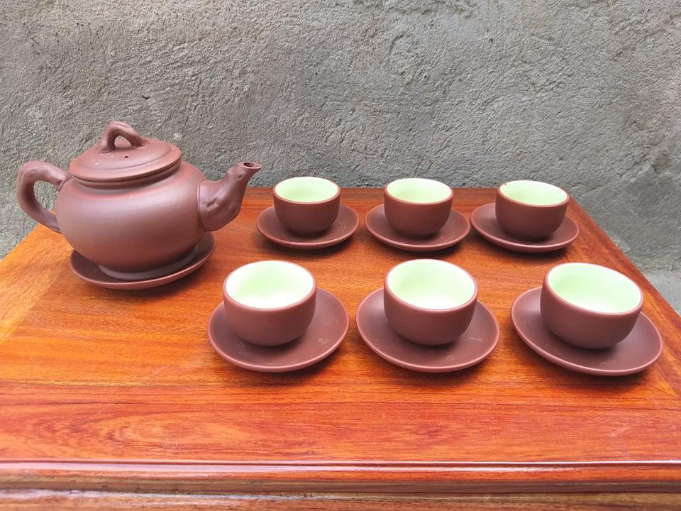 Bộ Ấm Trà Đất Tử Sa (Không Khay) - mẫu mới