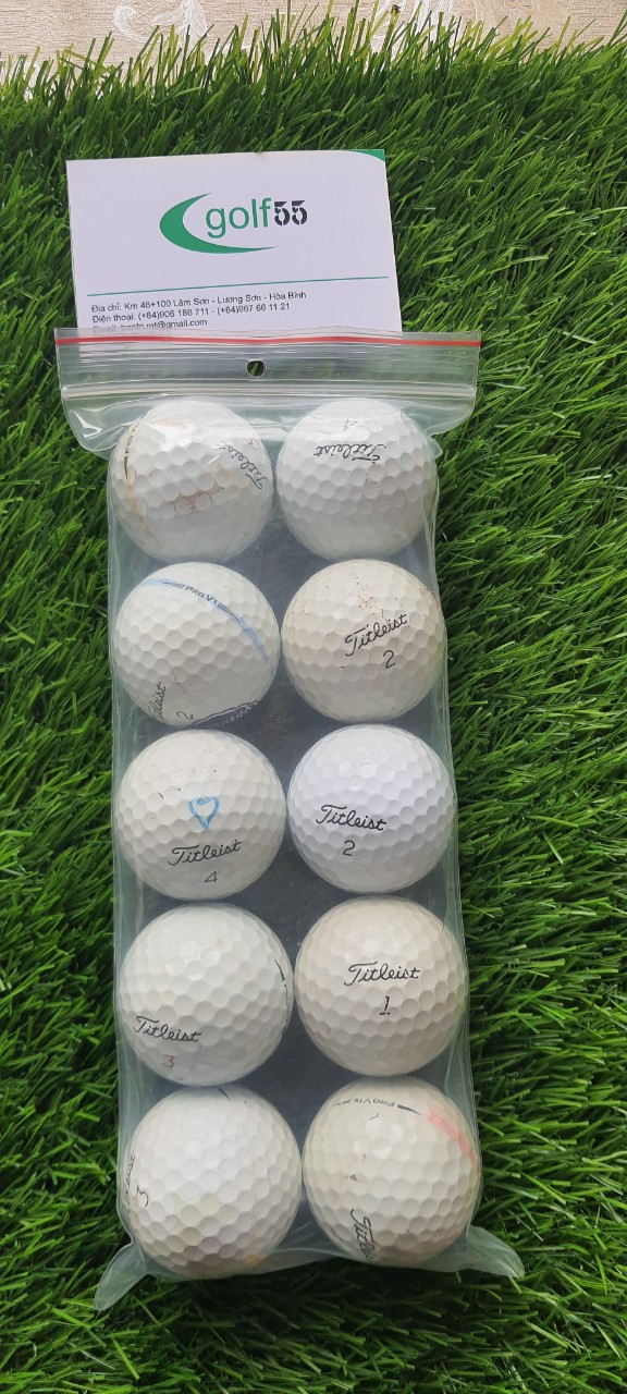 10 quả bóng golf titleist prov1 và prov1 x độ mới 70%