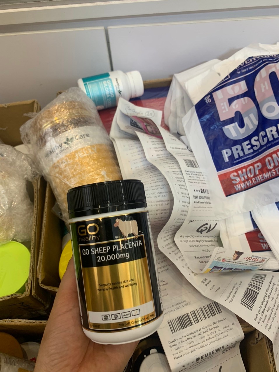 NHAU THAI CỪU GO PLACENTA 20,000MG - 100 Caps