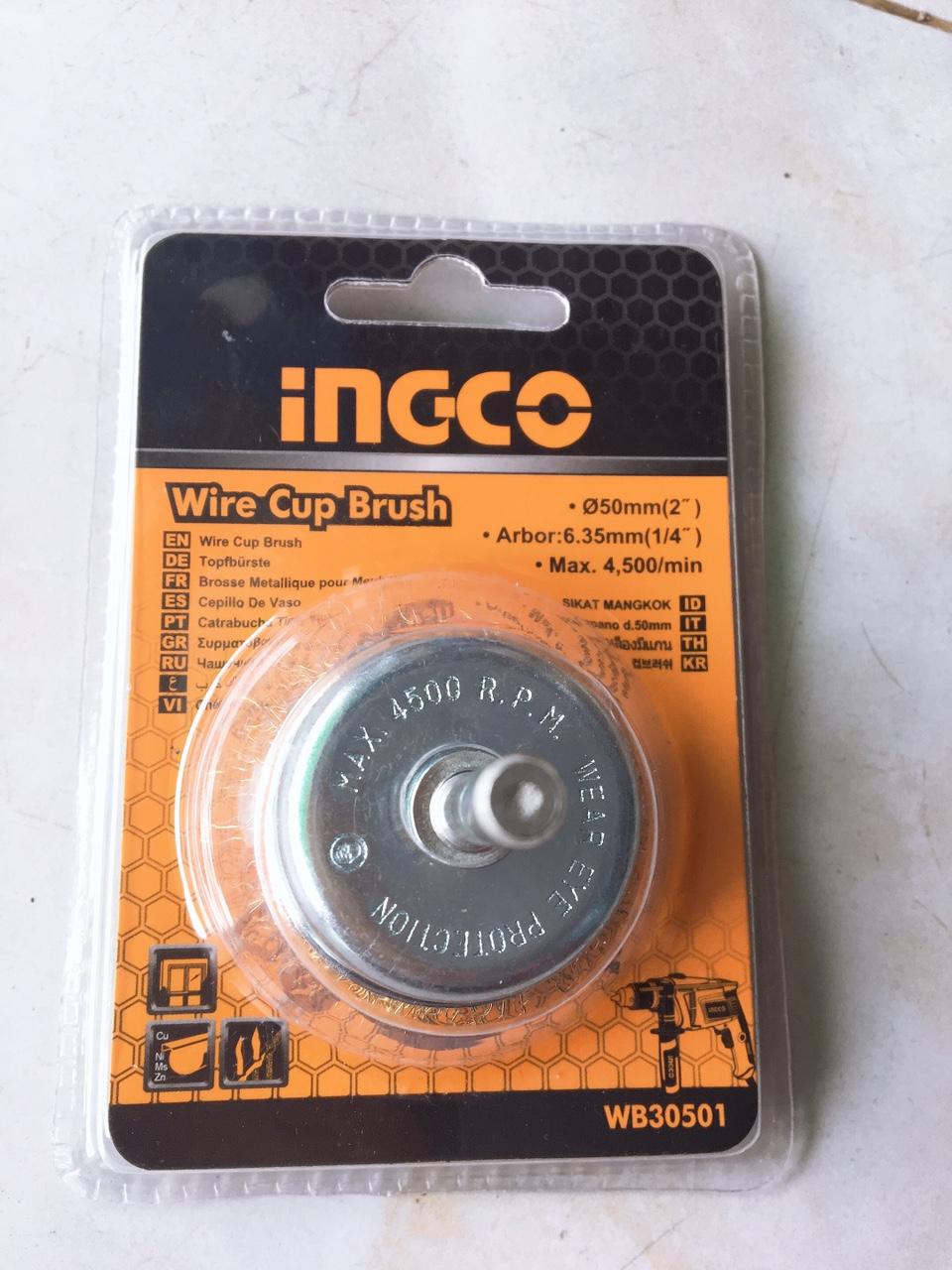 Bánh cước có cán 50MM  Ingco WB30501