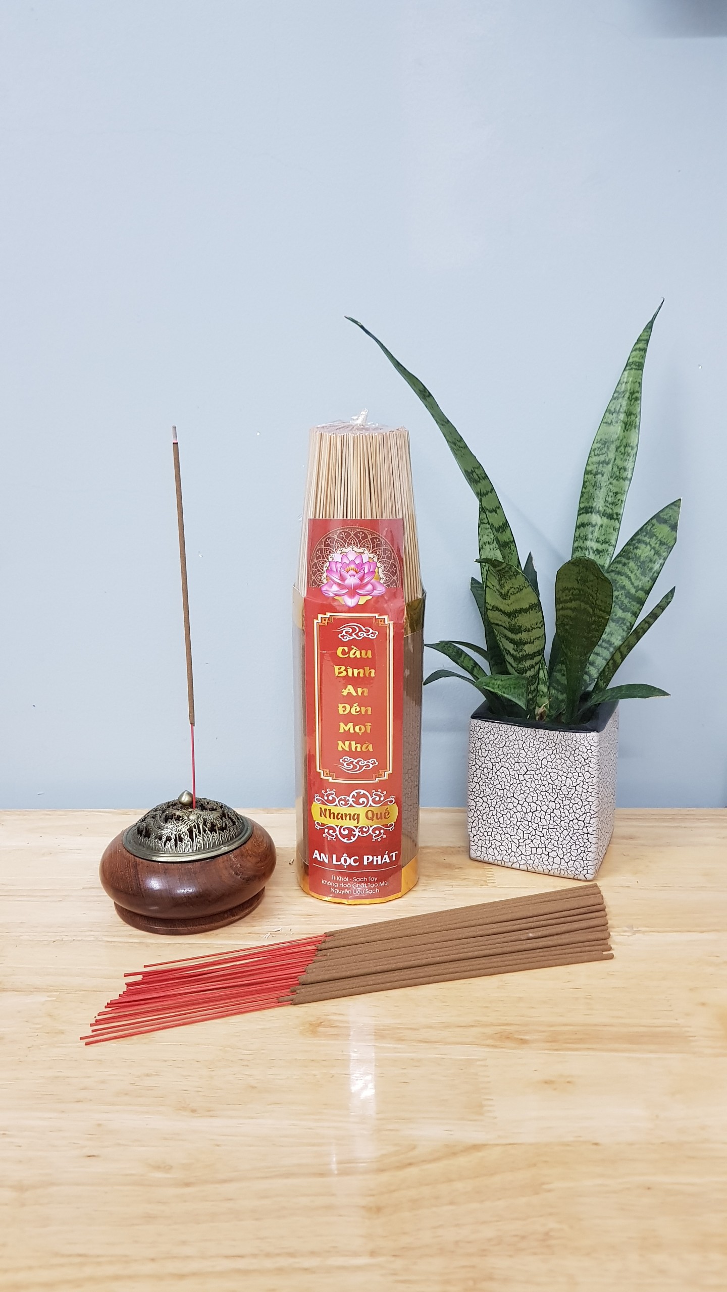 Nhang Quế Thơm Dịu Nhẹ - An Lộc Phát ( bó 500 cây )