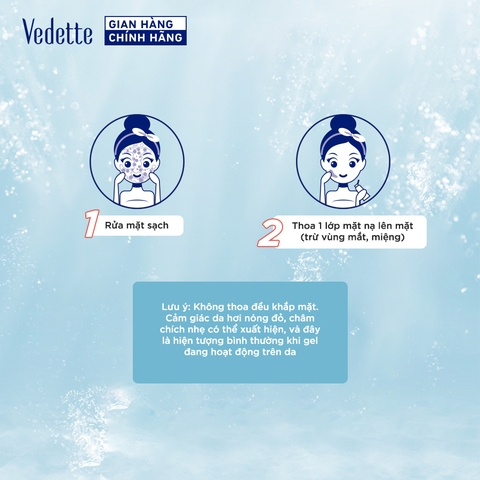Gel Giảm Mụn Tràm Trà Vedette 18g