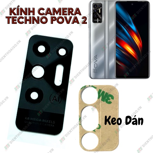 Glasses camera techno Pova 2 attached adhesive stickers