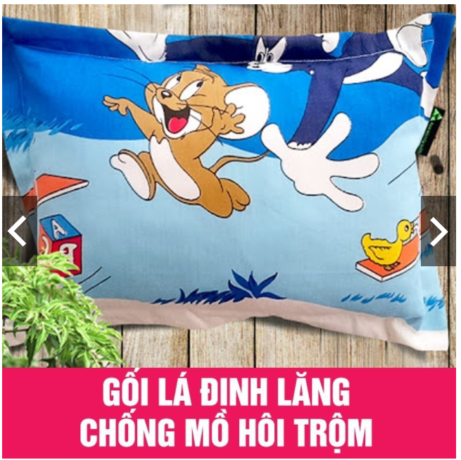 Gối lá đinh lăng Cao Cấp cho bé sơ sinh đến 5 tuổi