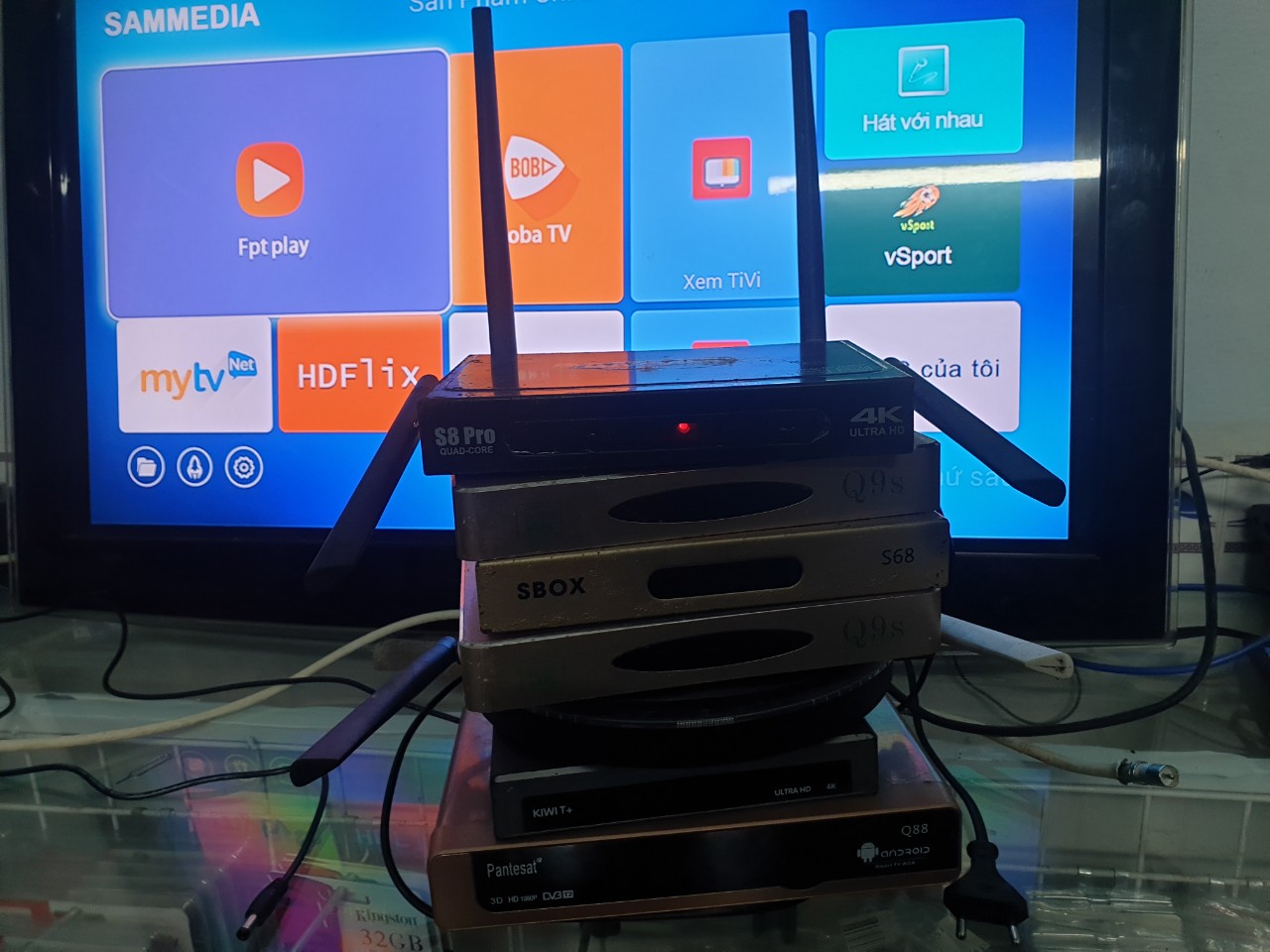 Đầu android tv box android 4.4.2 1G 90% (đã qua sử dụng)