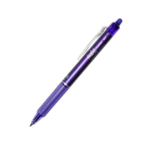 Bút bi bấm xóa được pilot frixion 0.7mm - màu tím