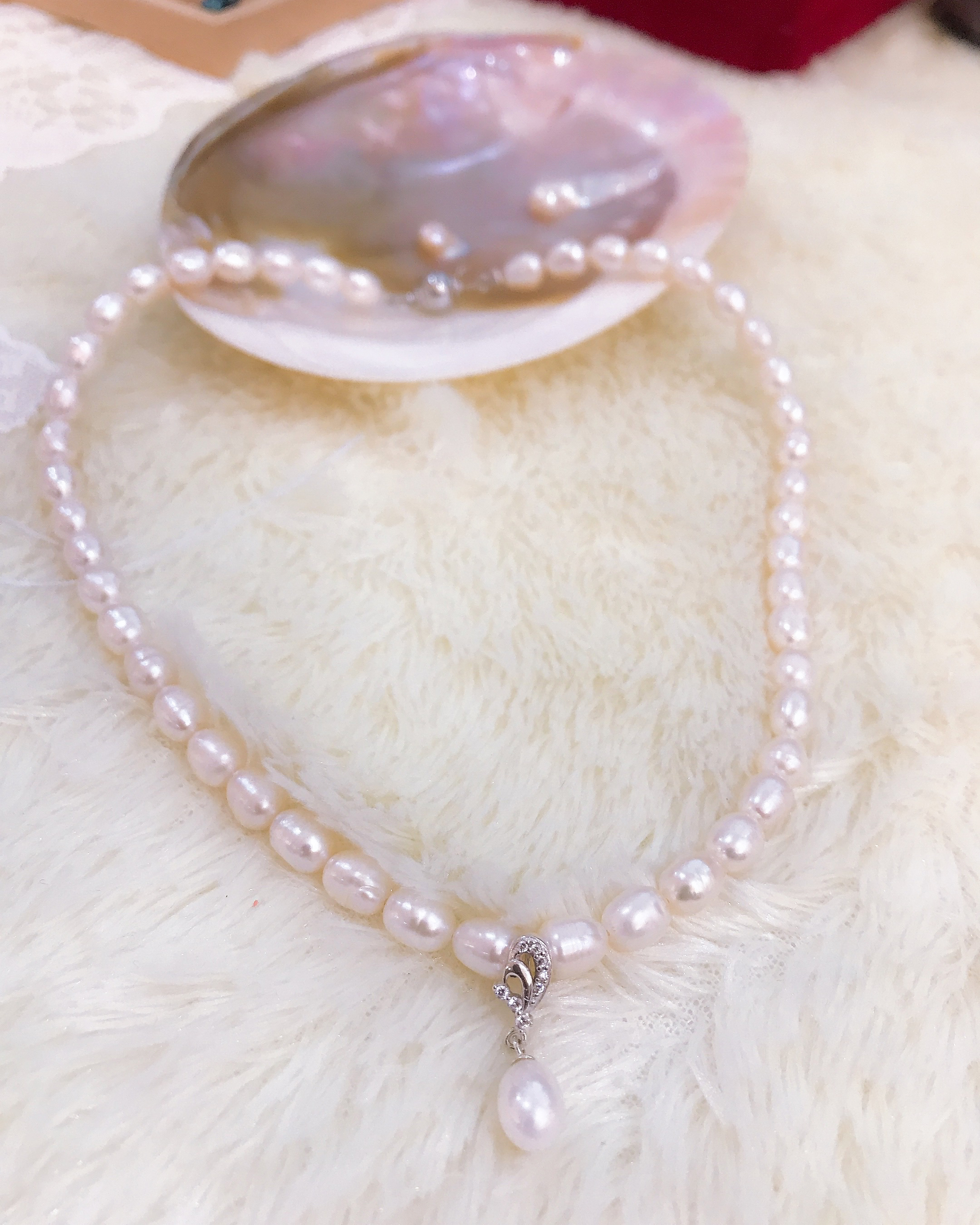 PN29- Chuỗi vòng cổ ngọc trai OPAL