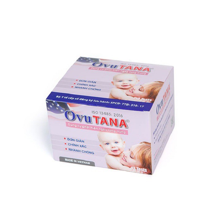 Que thử rụng trứng Ovutana (Hộp 12 Que)
