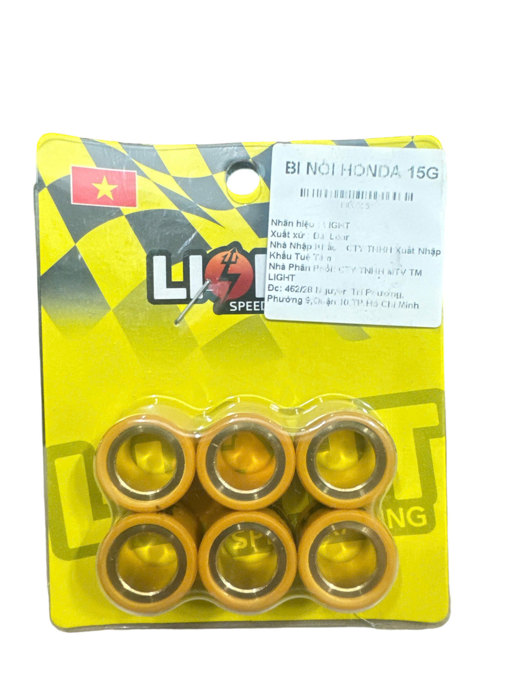 Bi nồi LIGHT Vario 125cc / 150cc ( Bao gồm 9 --> 16 gram ) ( 15X20 )