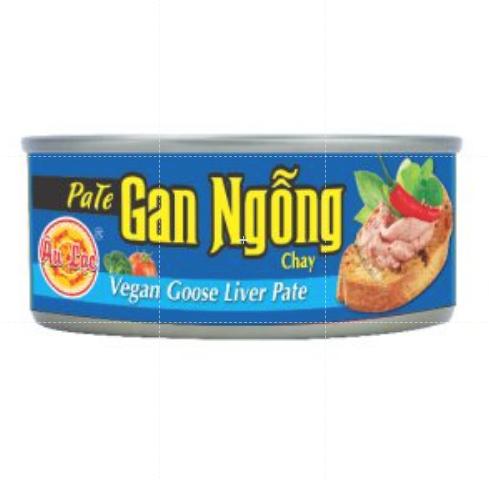 Pate gan ngỗng chay âu lạc 130g