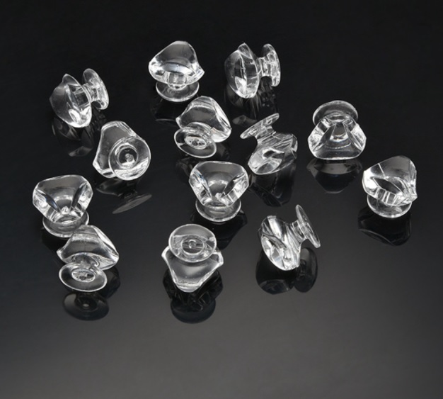 Núm tay cầm mica, cho cánh cửa hộp mica, lồng thú cưng