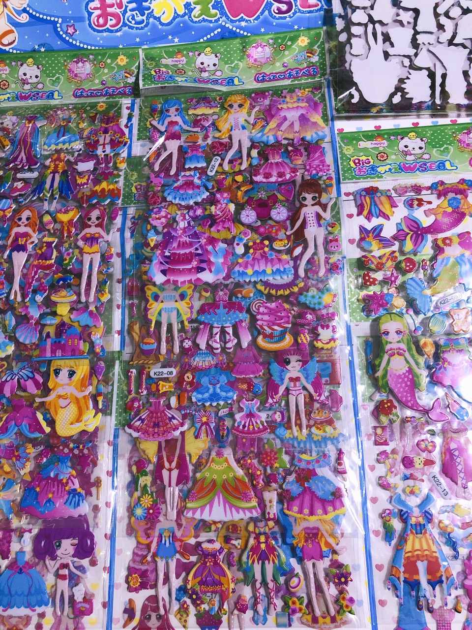 dán hình sticker in hình 3d hoạt hình ( 1 tấm )