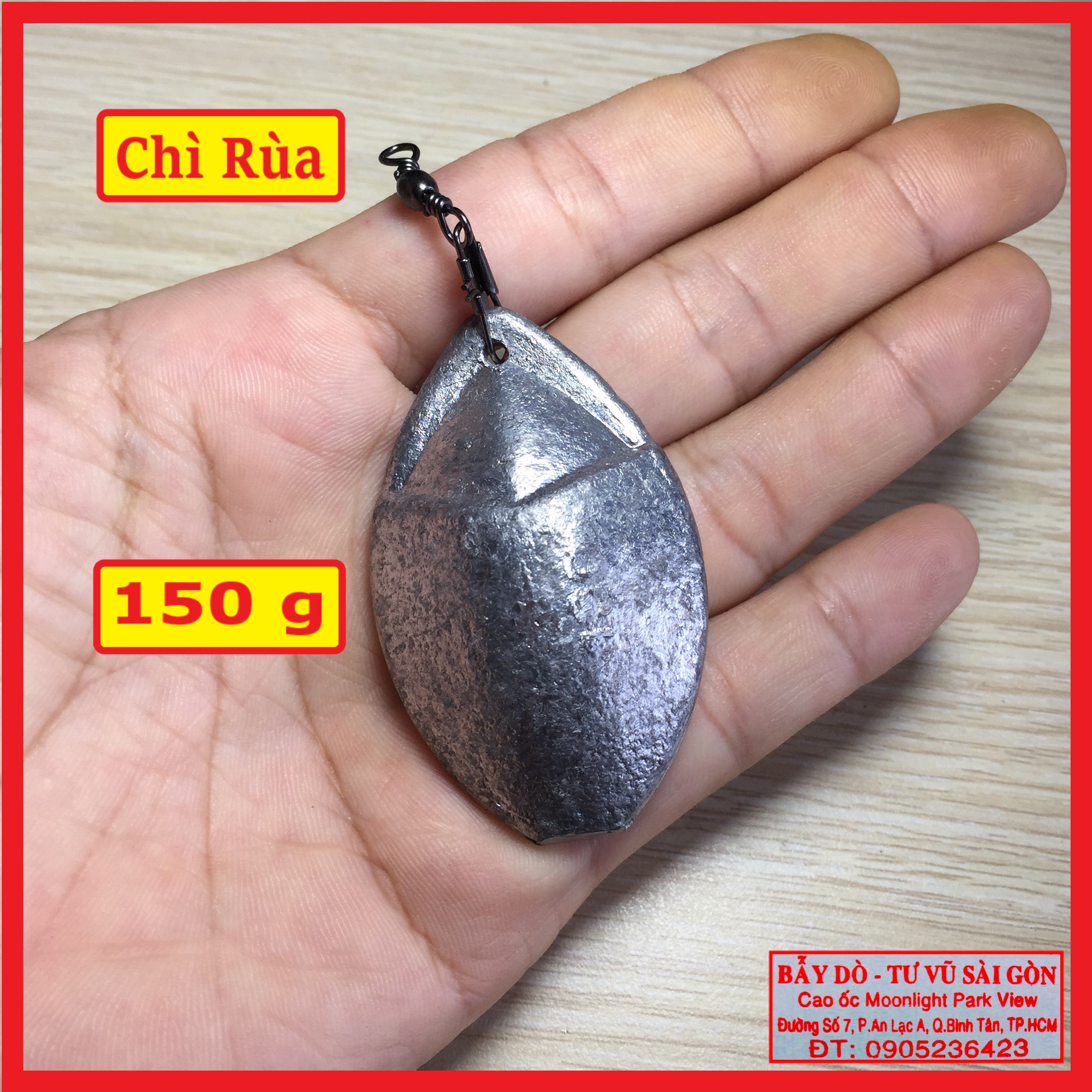 Chì Rùa Bẫy Giò Cu Gáy 150g