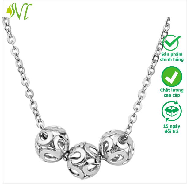 Dây chuyền nữ titan không gỉ  dây chuyền nữ cá tính dây dây chuyền nữ học sinh  hạt châu xịn xò không đen không gì xài nước tốt  Người Đẹp Vì Lụa