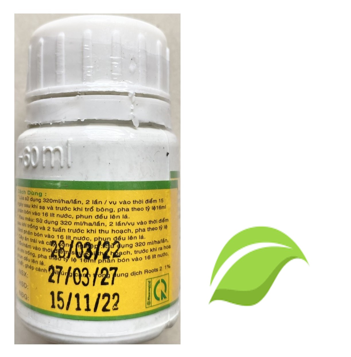 Roots 2 Phân Bón Lá Hữu Cơ & Sinh Học - #484A# 60ml