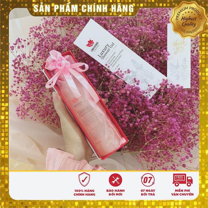 [Chính Hãng] sữa tắm hấp trắng cánh hoa linh hương