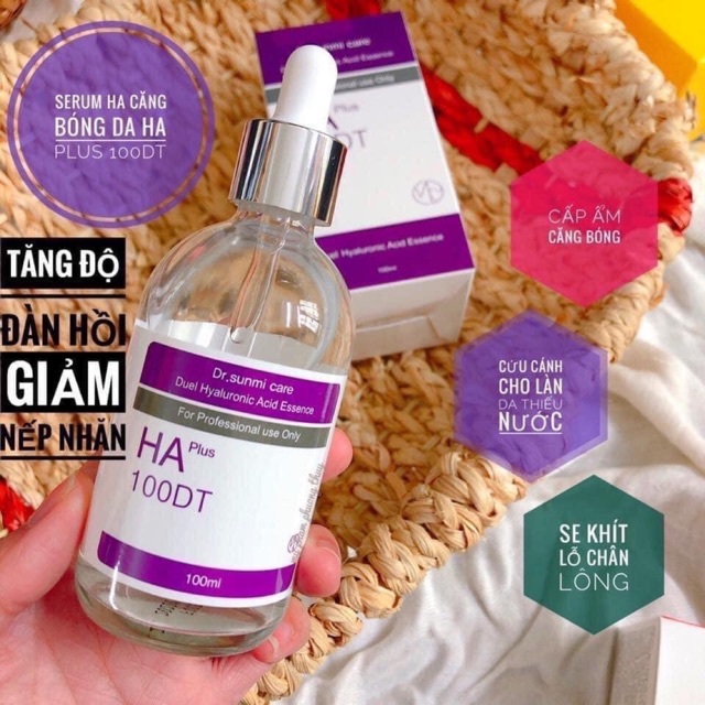 Serum căng bóng da ha plus 100dt