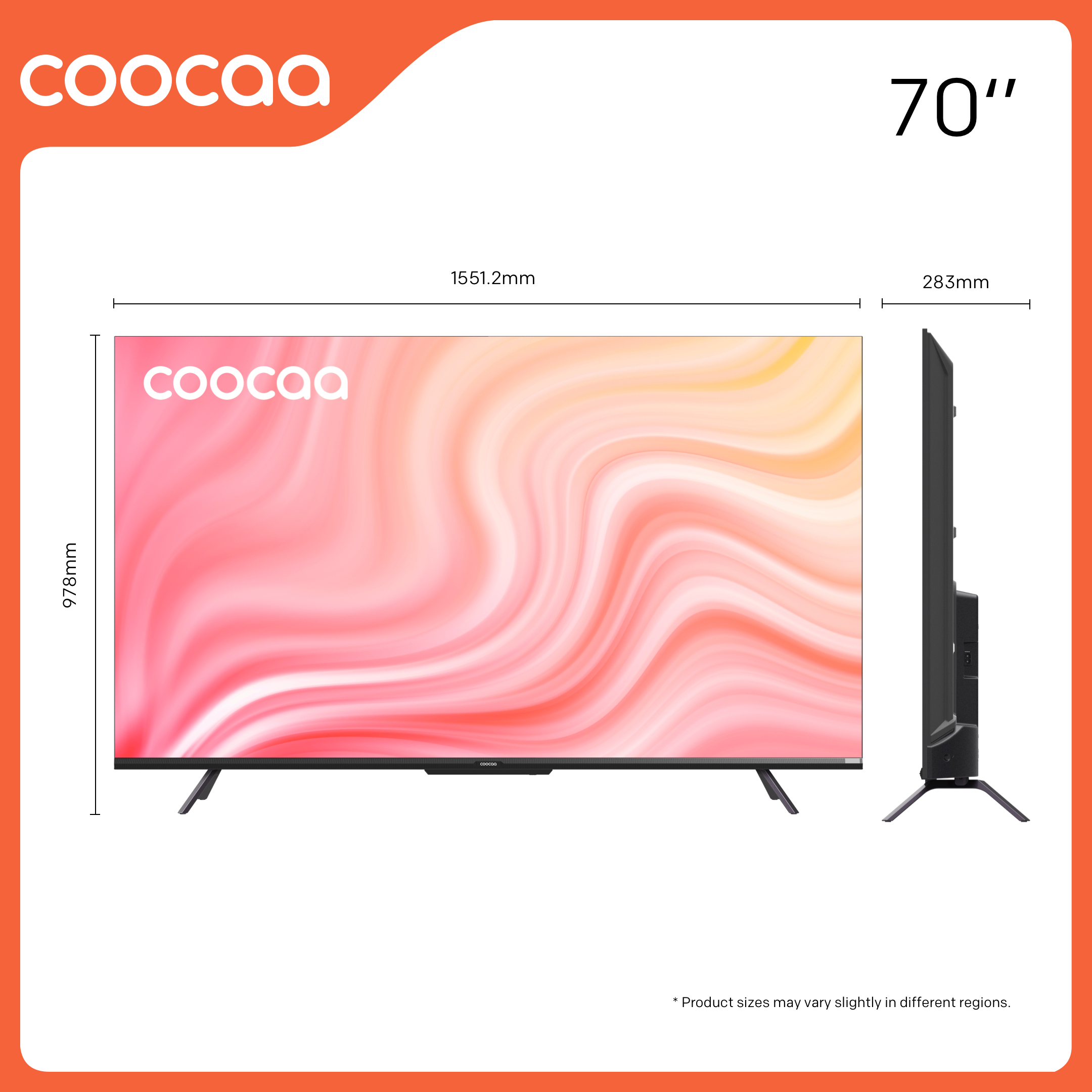 Google Tivi Coocaa 4K 70 Inch - 70C9 Youtube Netfilx Smart TV 2022 new tv Tặng gói giải trí 1 năm K+, 3 Tháng FPT , Bảo Hành 2 Năm, 1 năm ClipTV