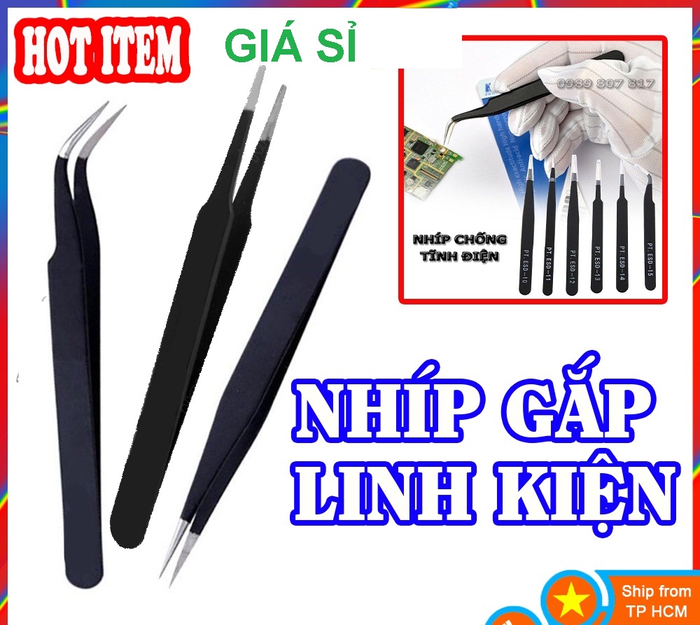 Nhíp gấp linh kiện điện tử