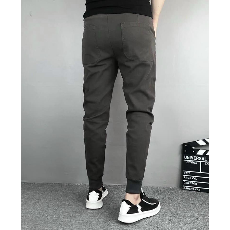 QUẦN JOGGER KAKI BASIC TRƠN NAM NỮ ỐNG CÔN KHÔNG BO CHẤT DÀY DẶN BAO ĐẸP