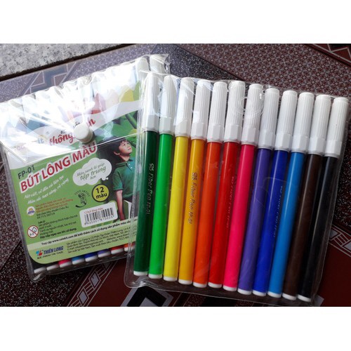 Dạ màu thiên long 12 màu fp01