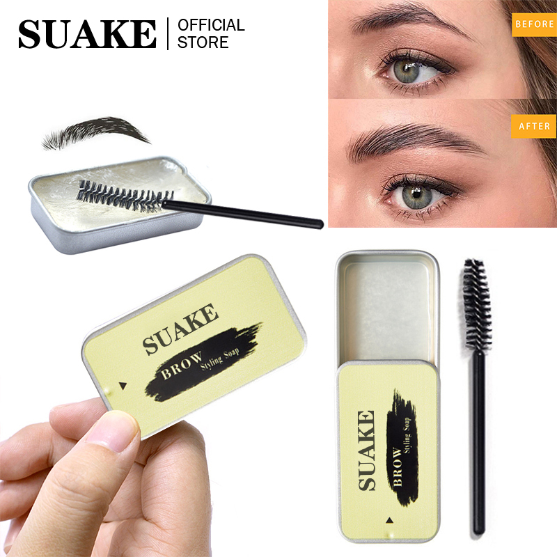 SUAKE Eyebrow Soap Brow Styling Gel Waterproof Long Lasting Eyebrow Gel Eyebrow Wax Brow Soap Eyebrow Styling Wax