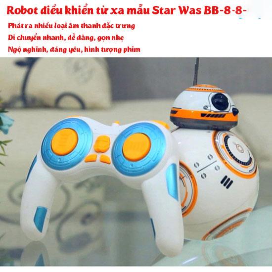 Robot điều khiển từ xa mẫu Star Wars Droid BB-8
