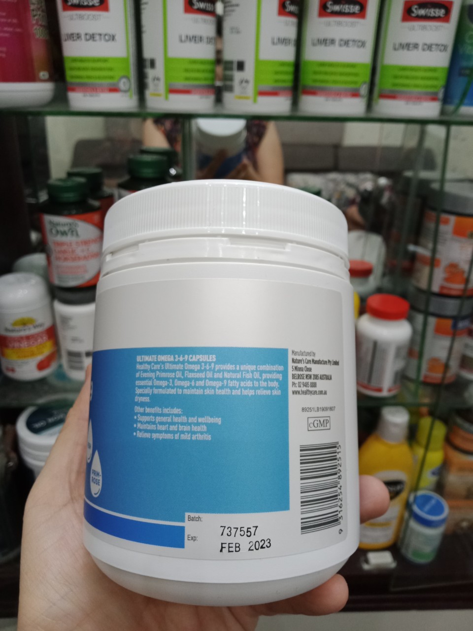 Omega 3-6-9 200 viên Healthy care