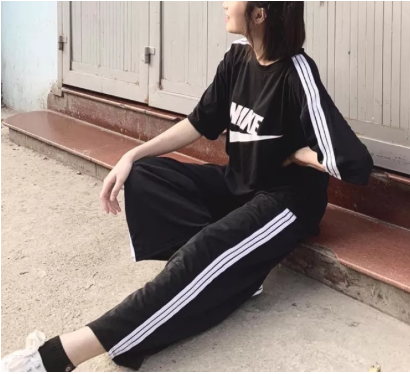 Quần baggy nữ, quần culottes, quần thể thao nữ 3 sọc unisex ống rộng cá tính, thiết kế trẻ trung năng động